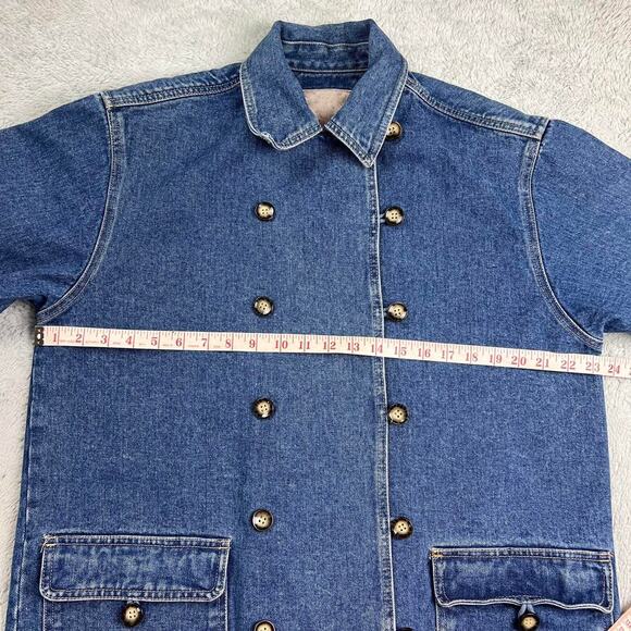 A.M.I Alexandre Mattiussi Vintage denim Chore jacket Field women’s size Medium - Picture 5 of 7